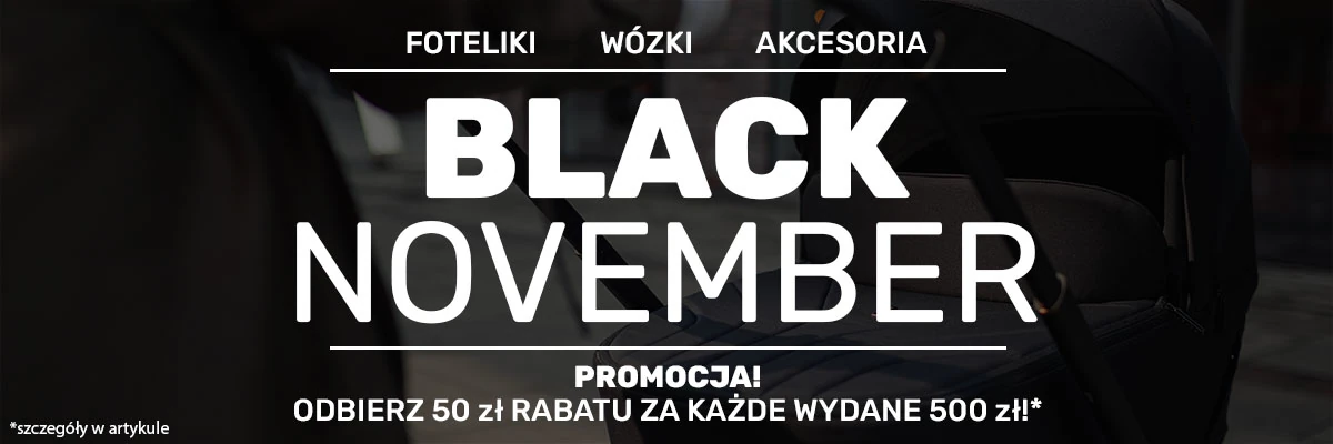 black november bobowózki