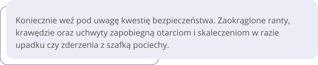 Jaka komoda dla niemowlaka grafika kryteria wyboru