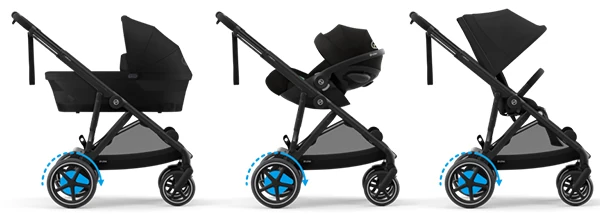 CYBEX E-GAZELLE S wózek bliźniaczy spacerowy 5