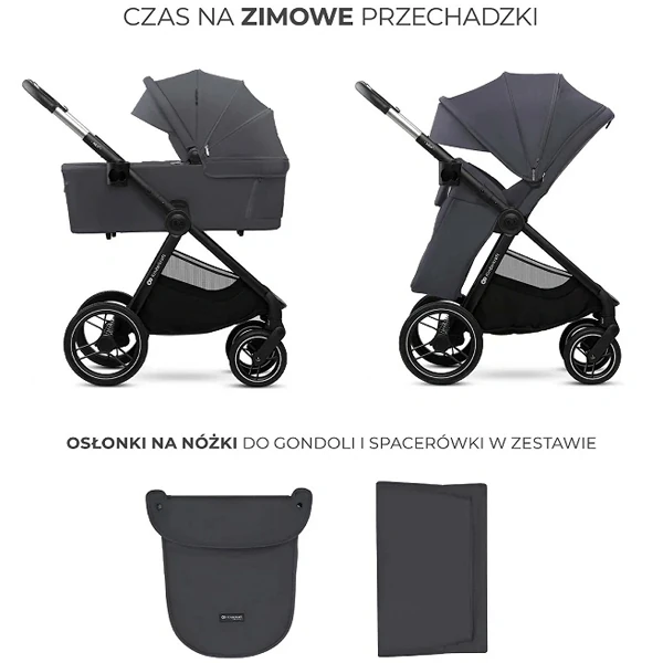 KINDERKRAFT NEA 2 wózek 3w1 | fotelik Cybex Cloud G 5