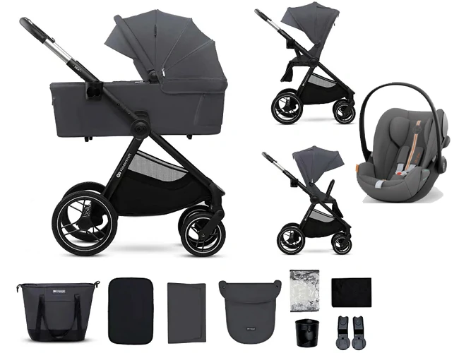 KINDERKRAFT NEA 2 wózek 3w1 | fotelik Cybex Cloud G