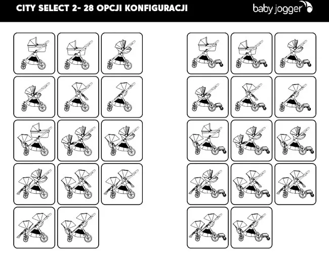 Baby Jogger City Select 2 - skonfiguruj tak, jak potrzebujecie