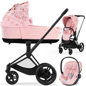 CYBEX PRIAM 4.0 SIMPLY FLOWERS wózek 3w1 + Cloud T i-Size