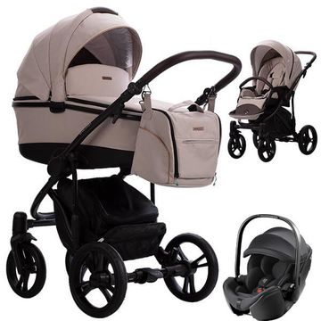 Bebetto BRESSO ONYX wózek 3w1 z fotelikiem Britax BABY-SAFE PRO