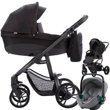 BEBETTO HOLLAND wózek 4w1 | fotelik BRITAX BABY SAFE 3 i-Size + baza