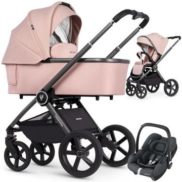 VENICCI TINUM Upline wózek 3w1 | Maxi Cosi Cabrio Fix i-Size