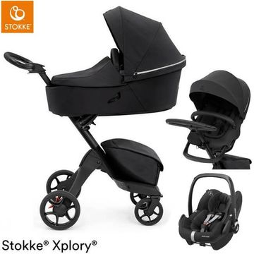 STOKKE XPLORY X wózek 3w1 z fotelikiem Maxi Cosi PEBBLE PRO