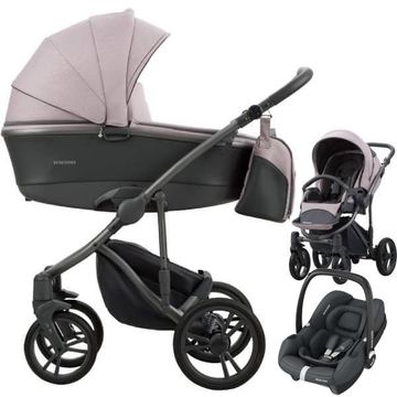 BEBETTO BRESSO wózek 3w1 z fotelikiem MAXI COSI CABRIO FIX i-Size