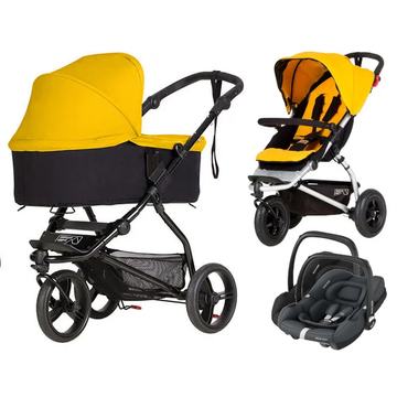 MOUNTAIN BUGGY SWIFT wózek 3w1 | fotelik MAXI COSI CABRIO FIX i-Size