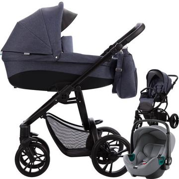 BEBETTO HOLLAND wózek 4w1 | fotelik BRITAX BABY SAFE 3 i-Size + baza