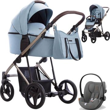 BEBETTO FLAVIO PREMIUM CLASS wózek 3w1 z fotelikiem Cybex CLOUD G i-Size