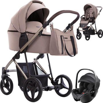 BEBETTO FLAVIO PREMIUM CLASS wózek 3w1 z fotelikiem Britax BABY-SAFE PRO