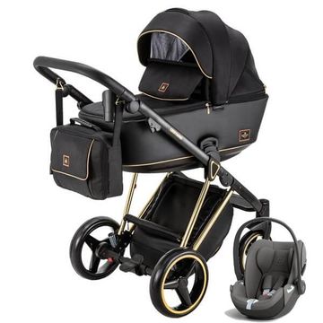 ADAMEX CRISTIANO Special Edition wózek 3w1 + Cybex CLOUD T i-Size