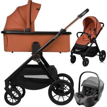 Lionelo LAYLA wózek 3w1 + fotelik Britax BABY-SAFE PRO i-Size 