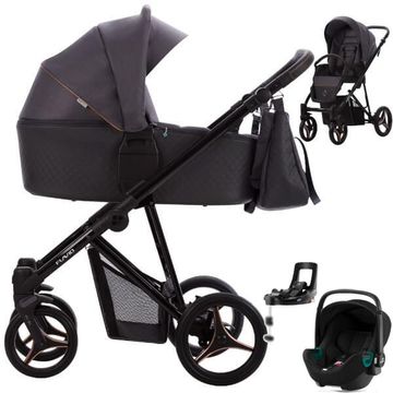 BEBETTO FLAVIO wózek 4w1 | fotelik BRITAX BABY SAFE 3 i-Size + baza