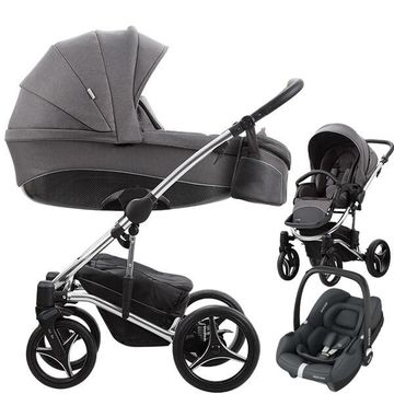 BEBETTO TITO PREMIUM wózek 3w1 | fotelik MAXI COSI CABRIO FIX i-Size