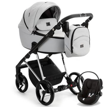 Adamex BLANC SPECIAL EDITION wózek 3w1 z fotelikiem Cybex CLOUD G i-Size