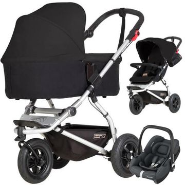 MOUNTAIN BUGGY SWIFT wózek 3w1 | fotelik MAXI COSI CABRIO FIX i-Size