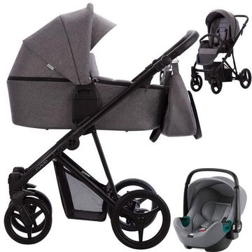 BEBETTO FLAVIO wózek 4w1 | fotelik BRITAX BABY SAFE 3 i-Size + baza