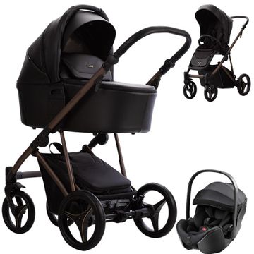 Bebetto PELPASSO PRO wózek 3w1 + fotelik Britax BABY-SAFE PRO i-Size