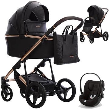 Bebetto LOREN PREMIUM CLASS wózek 3w1 + Cybex CLOUD G i-Size