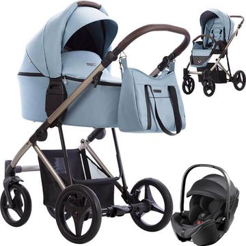 BEBETTO FLAVIO PREMIUM CLASS wózek 3w1 z fotelikiem Britax BABY-SAFE PRO