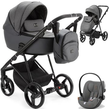 Adamex BLANC LUX wózek 3w1 + Cybex CLOUD G i-Size