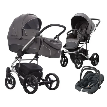 BEBETTO TITO PREMIUM wózek 3w1 | fotelik MAXI COSI CABRIO FIX i-Size