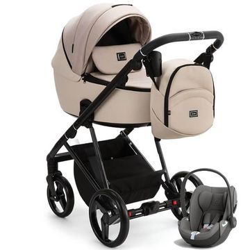 Adamex BLANC LUX wózek 3w1 + Cybex CLOUD T i-Size