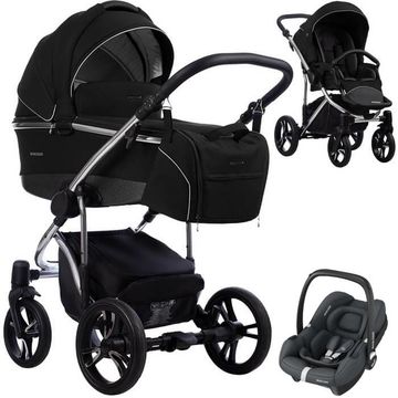 BEBETTO BRESSO PREMIUM wózek 3w1 z fotelikiem MAXI COSI CABRIO FIX i-Size