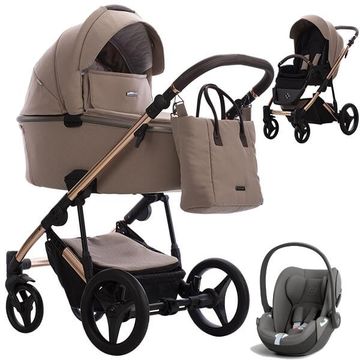 Bebetto LOREN PREMIUM CLASS wózek 3w1 + Cybex CLOUD T i-Size