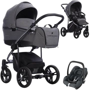 BEBETTO BRESSO PREMIUM wózek 3w1 z fotelikiem MAXI COSI CABRIO FIX i-Size