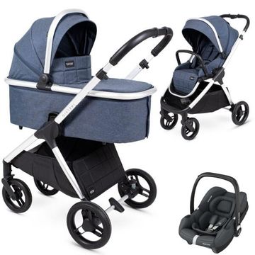 INSEVIO DOLPHIN wózek 3w1 z fotelikiem MAXI COSI CABRIO FIX i-Size