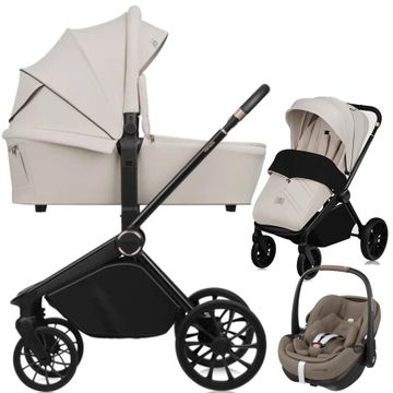 Lionelo MIKA PLUS wózek 3w1 + fotelik Maxi Cosi PEBBLE 360 PRO 2
