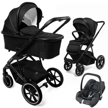 MUUVO SLICK 2.0 wózek 3w1 z fotelikiem MAXI COSI CABRIO FIX i-Size