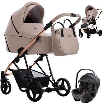 Bebetto YODDI PREMIUM CLASS wózek 3w1 + fotelik Britax BABY-SAFE PRO