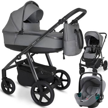 ESPIRO NEXT UP CHROME wózek 4w1 | fotelik BRITAX BABY SAFE 3 i-Size + baza