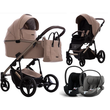 Bebetto LOREN PREMIUM CLASS wózek 3w1 + Cybex CLOUD T i-Size