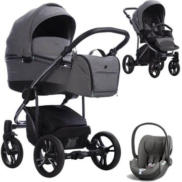 BEBETTO BRESSO PREMIUM wózek 3w1 | fotelik CYBEX CLOUD T i-Size