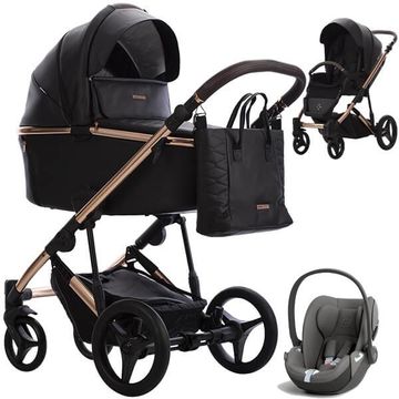 Bebetto LOREN PREMIUM CLASS wózek 3w1 + Cybex CLOUD T i-Size