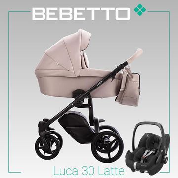 BEBETTO LUCA PRO wózek 3w1 z fotelikiem MAXI COSI PEBBLE PRO