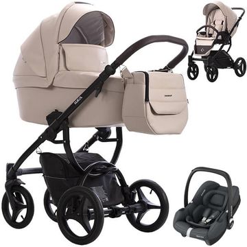 BEBETTO LUCA PRO wózek 3w1 z fotelikiem MAXI COSI CABRIO FIX i-Size