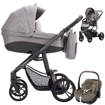 BEBETTO HOLLAND wózek 3w1 z fotelikiem MAXI COSI PEBBLE 360 PRO 2