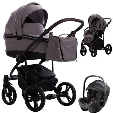 Bebetto BRESSO ONYX wózek 3w1 z fotelikiem Britax BABY-SAFE PRO