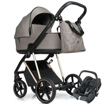 ROAN IVI 2.0 wózek 3w1 + fotelik Maxi Cosi CABRIO FIX i-Size