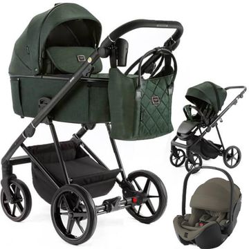 Adamex DELTA wózek 3w1 z fotelikiem Britax BABY-SAFE PRO i-Size