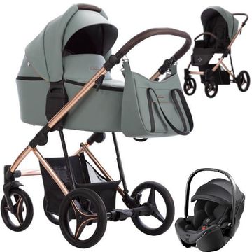 BEBETTO FLAVIO PREMIUM CLASS wózek 3w1 z fotelikiem Britax BABY-SAFE PRO