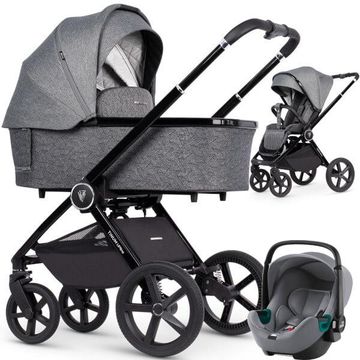 VENICCI TINUM Upline wózek 3w1 | Britax BABY SAFE 3 i-Size