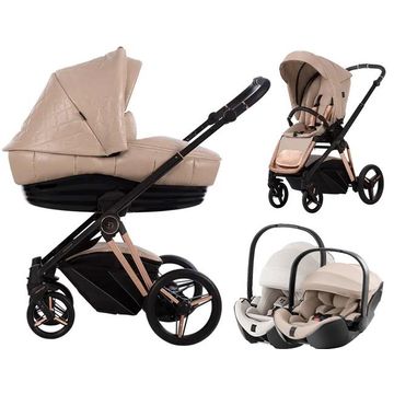 Bebetto ODYSEJA x EVA MINGE wózek 3w1 z fotelikiem Britax BABY-SAFE PRO