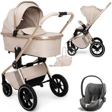 Muuvo QUICK BOHO wózek 3w1 z fotelikiem Cybex CLOUD T i-Size